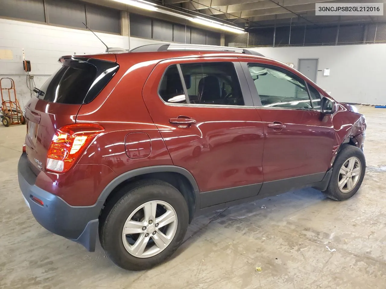 2016 Chevrolet Trax 1Lt VIN: 3GNCJPSB2GL212016 Lot: 77821184