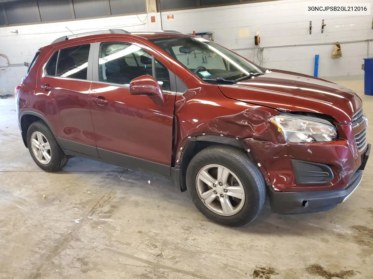 2016 Chevrolet Trax 1Lt VIN: 3GNCJPSB2GL212016 Lot: 77821184