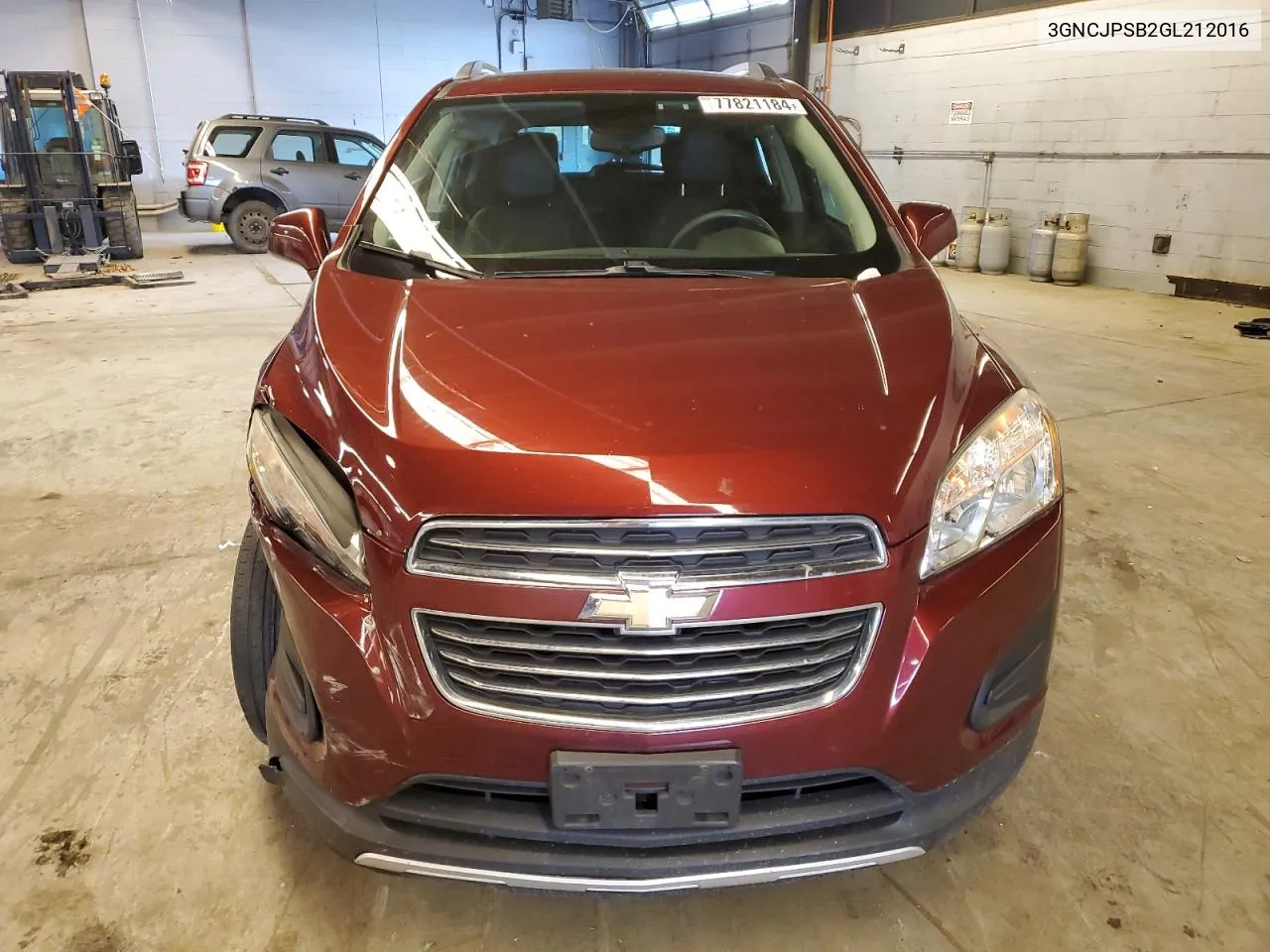 2016 Chevrolet Trax 1Lt VIN: 3GNCJPSB2GL212016 Lot: 77821184