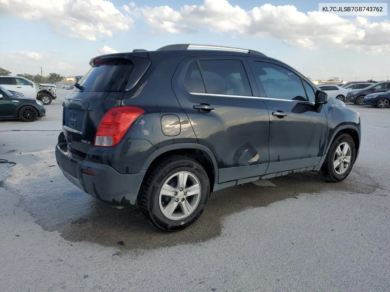 2016 Chevrolet Trax 1Lt VIN: KL7CJLSB7GB743762 Lot: 77836174