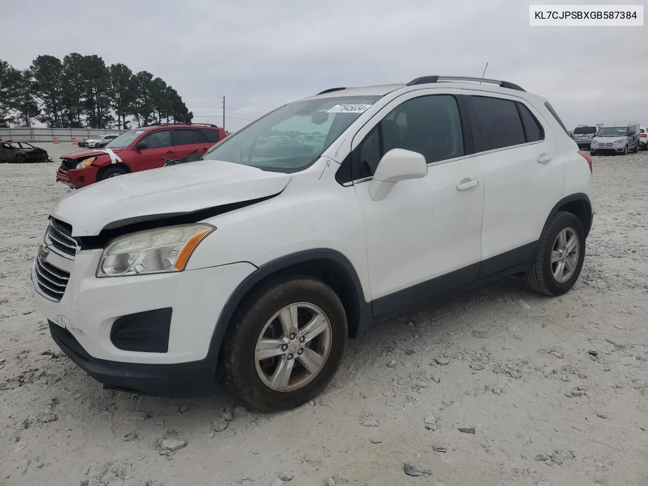 2016 Chevrolet Trax 1Lt VIN: KL7CJPSBXGB587384 Lot: 77845034