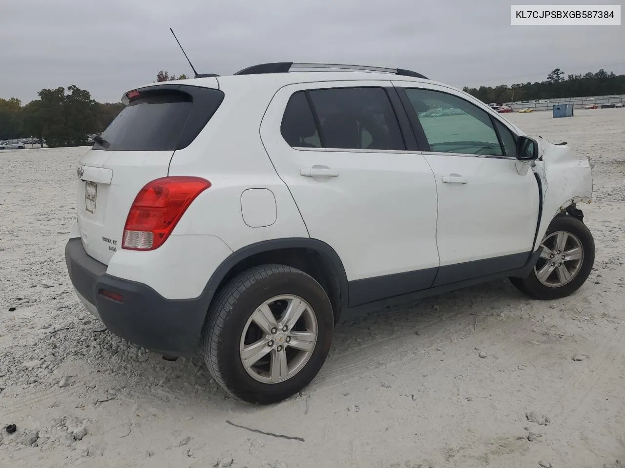 2016 Chevrolet Trax 1Lt VIN: KL7CJPSBXGB587384 Lot: 77845034