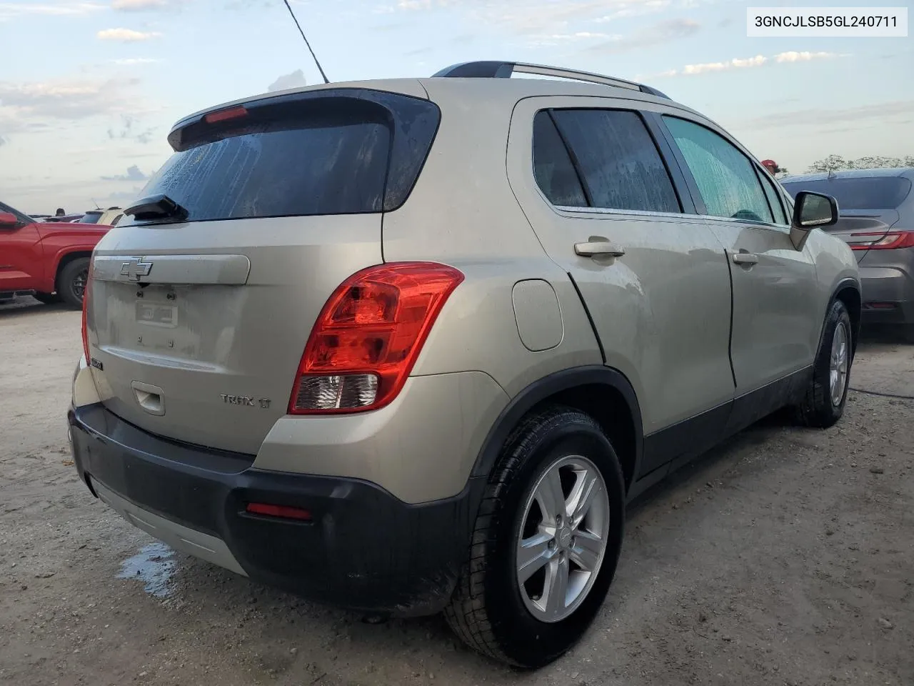 2016 Chevrolet Trax 1Lt VIN: 3GNCJLSB5GL240711 Lot: 78021254