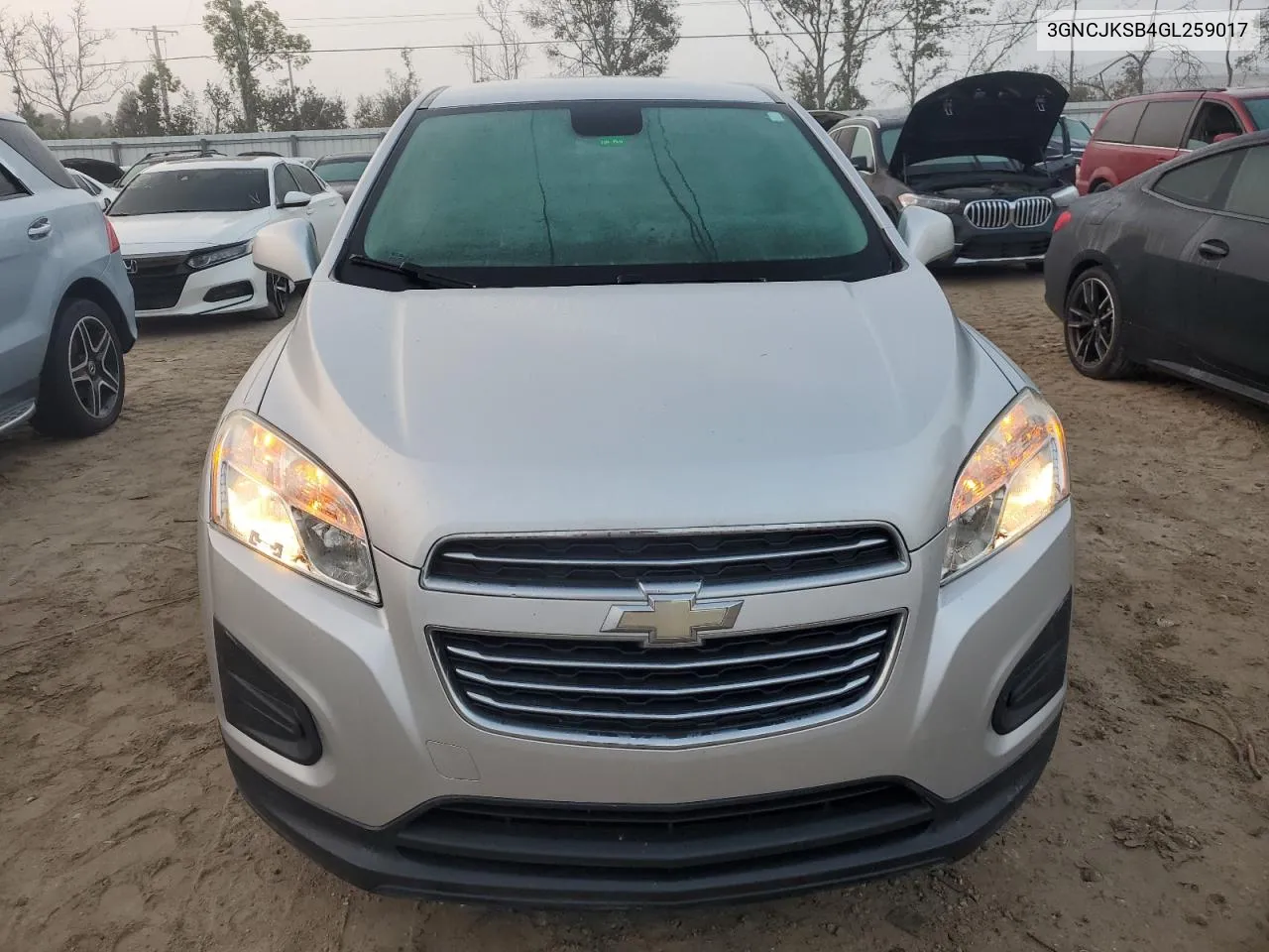 2016 Chevrolet Trax Ls VIN: 3GNCJKSB4GL259017 Lot: 78051984