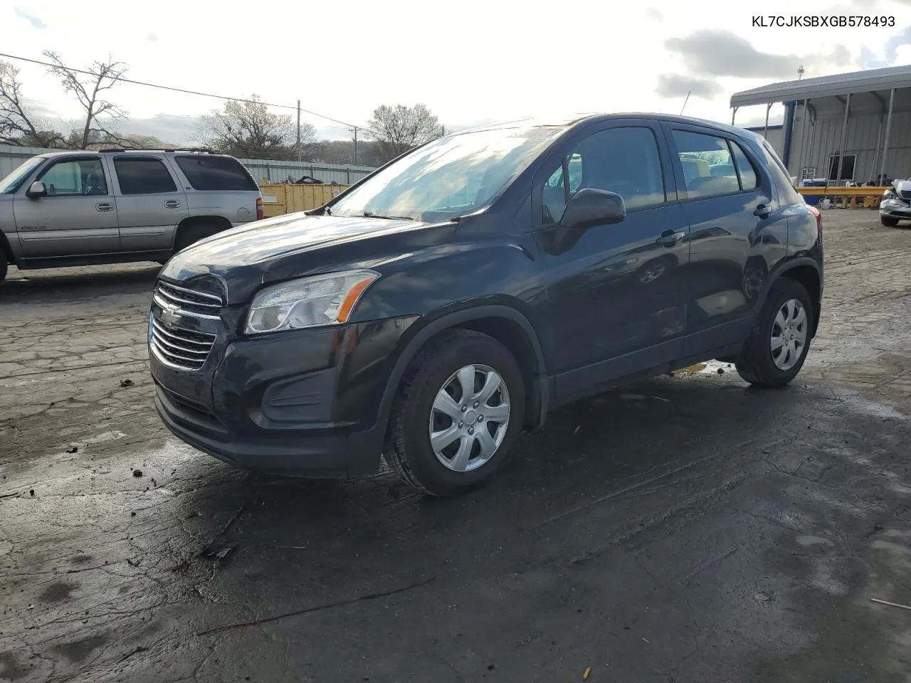 2016 Chevrolet Trax Ls VIN: KL7CJKSBXGB578493 Lot: 78438894