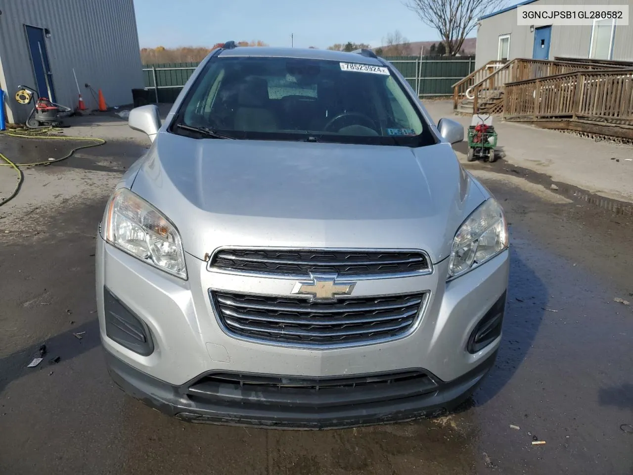 2016 Chevrolet Trax 1Lt VIN: 3GNCJPSB1GL280582 Lot: 78523924