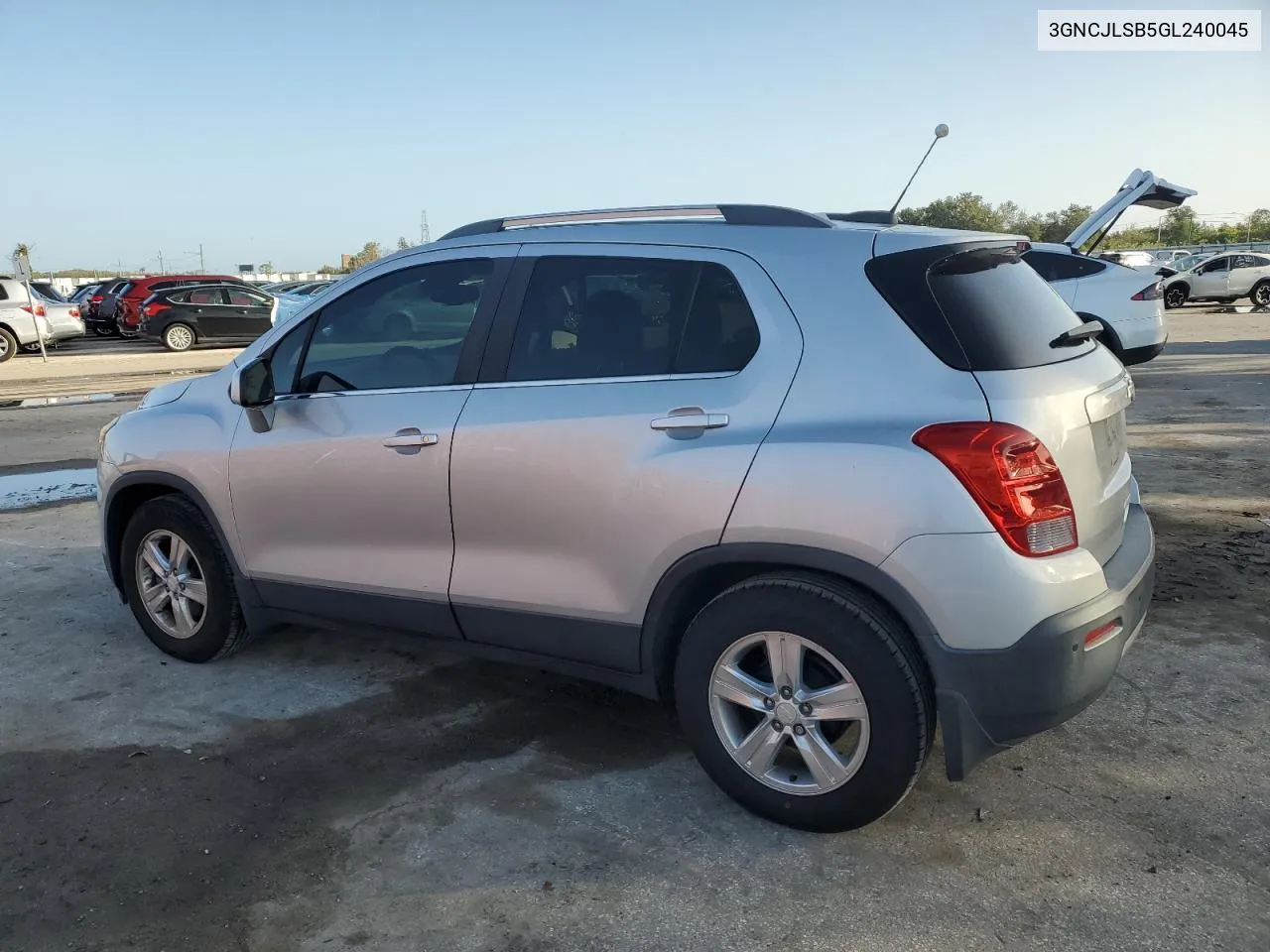 2016 Chevrolet Trax 1Lt VIN: 3GNCJLSB5GL240045 Lot: 78637804