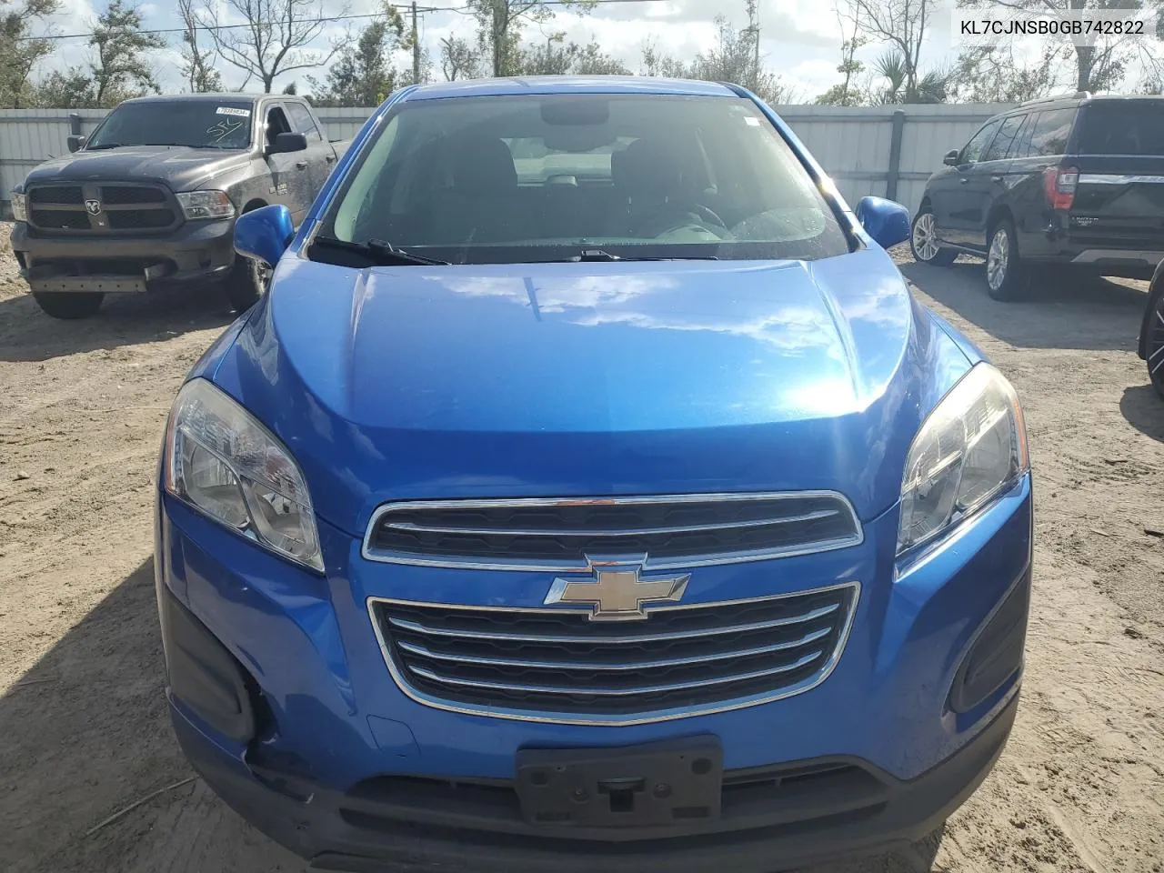 2016 Chevrolet Trax Ls VIN: KL7CJNSB0GB742822 Lot: 78946224