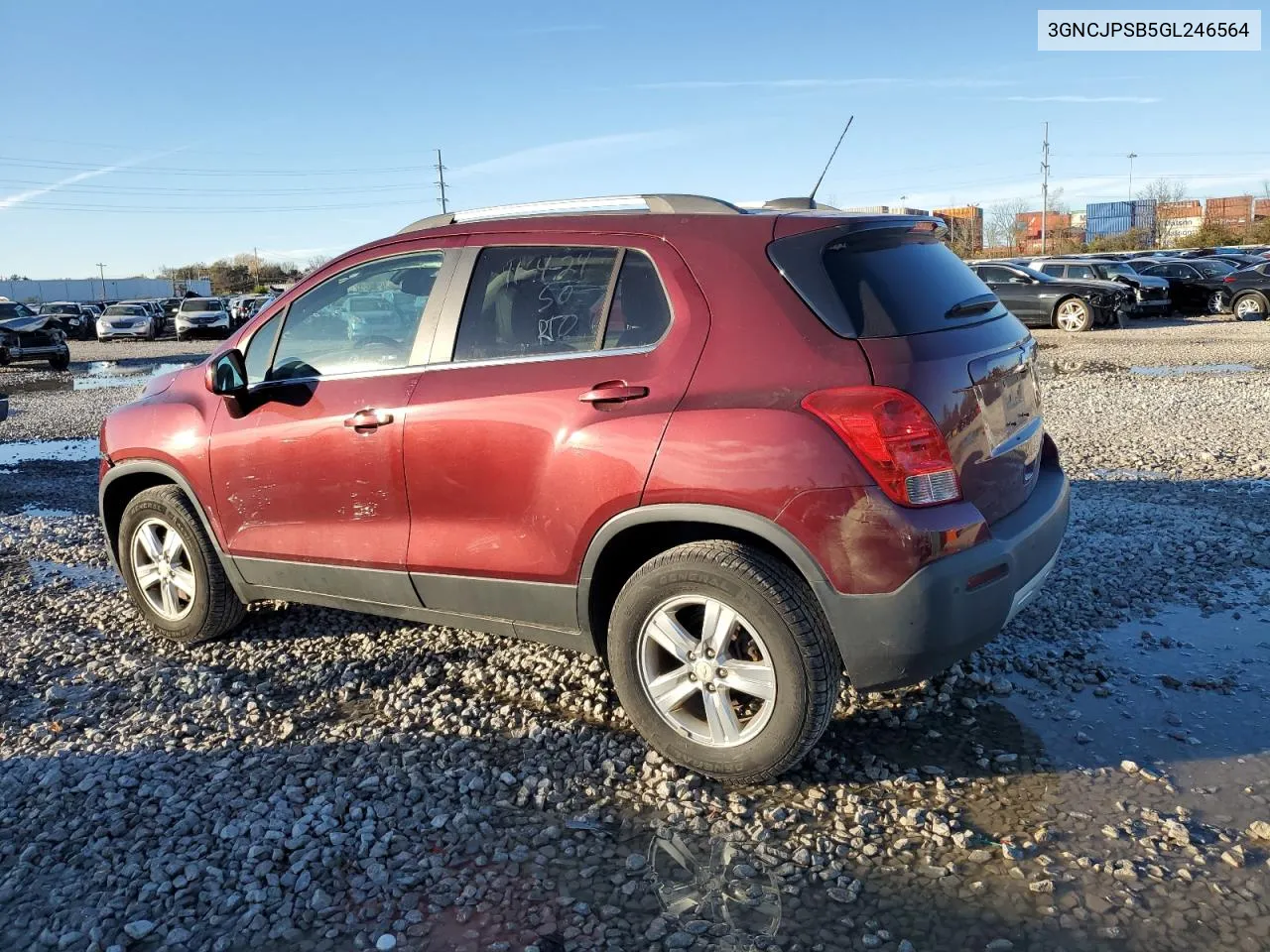 3GNCJPSB5GL246564 2016 Chevrolet Trax 1Lt