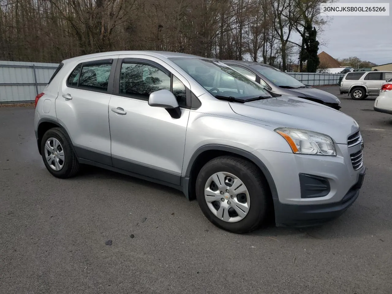 2016 Chevrolet Trax Ls VIN: 3GNCJKSB0GL265266 Lot: 79701054