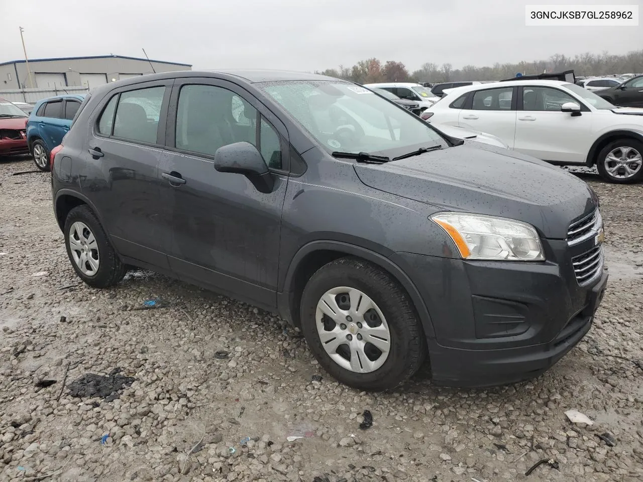 2016 Chevrolet Trax Ls VIN: 3GNCJKSB7GL258962 Lot: 80312464