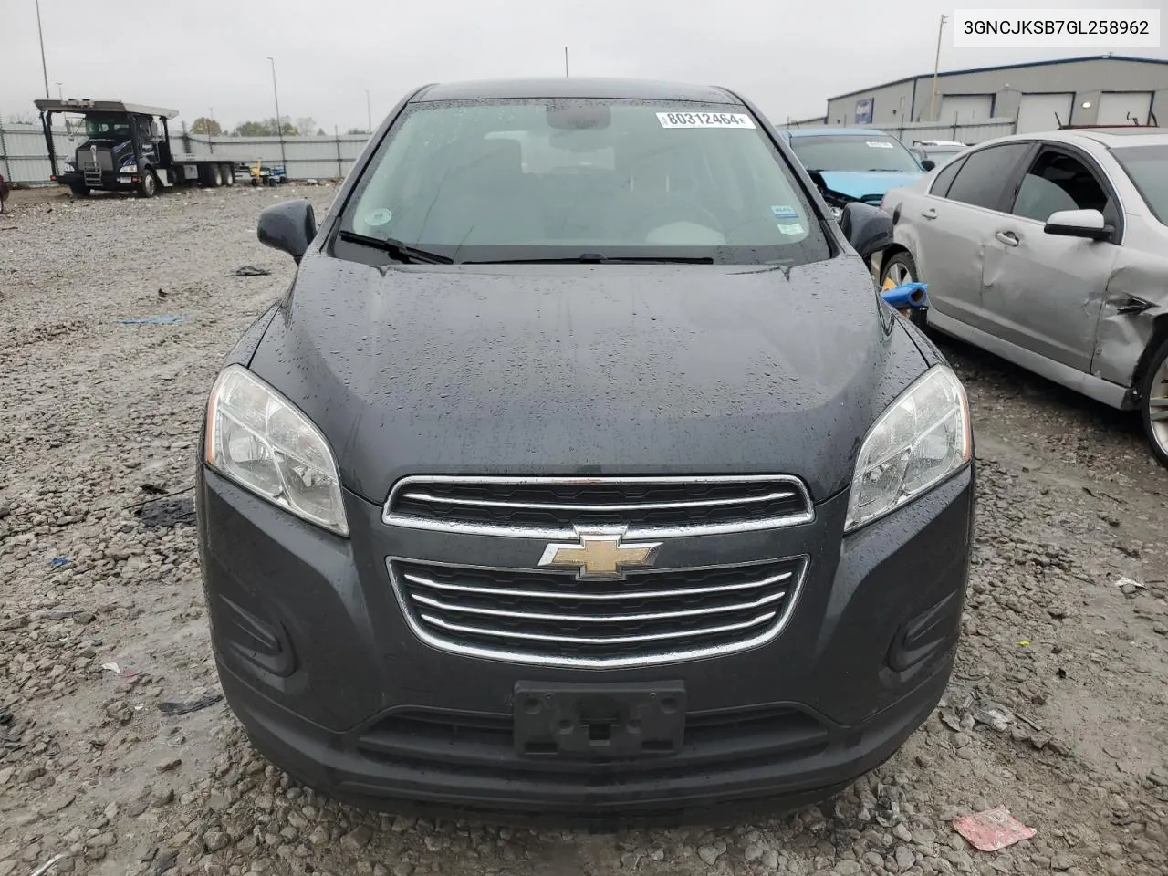 2016 Chevrolet Trax Ls VIN: 3GNCJKSB7GL258962 Lot: 80312464