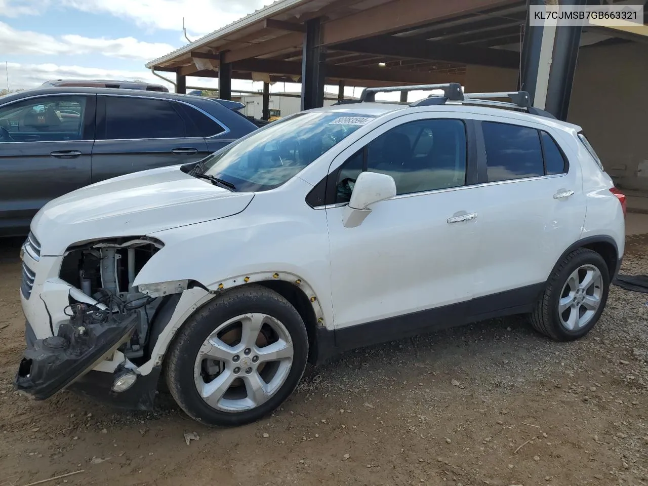 2016 Chevrolet Trax Ltz VIN: KL7CJMSB7GB663321 Lot: 80983594