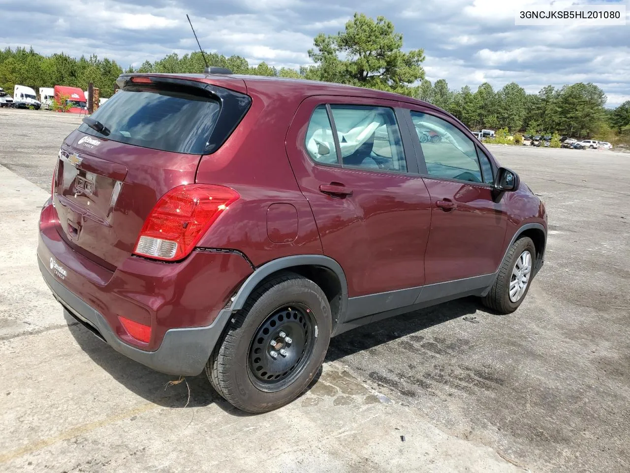 2017 Chevrolet Trax Ls VIN: 3GNCJKSB5HL201080 Lot: 49812004