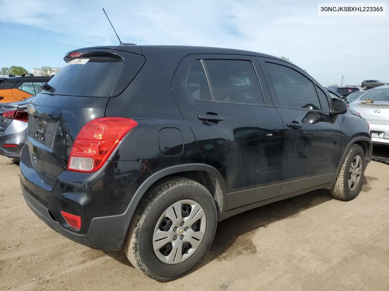 2017 Chevrolet Trax Ls VIN: 3GNCJKSBXHL223365 Lot: 53335634