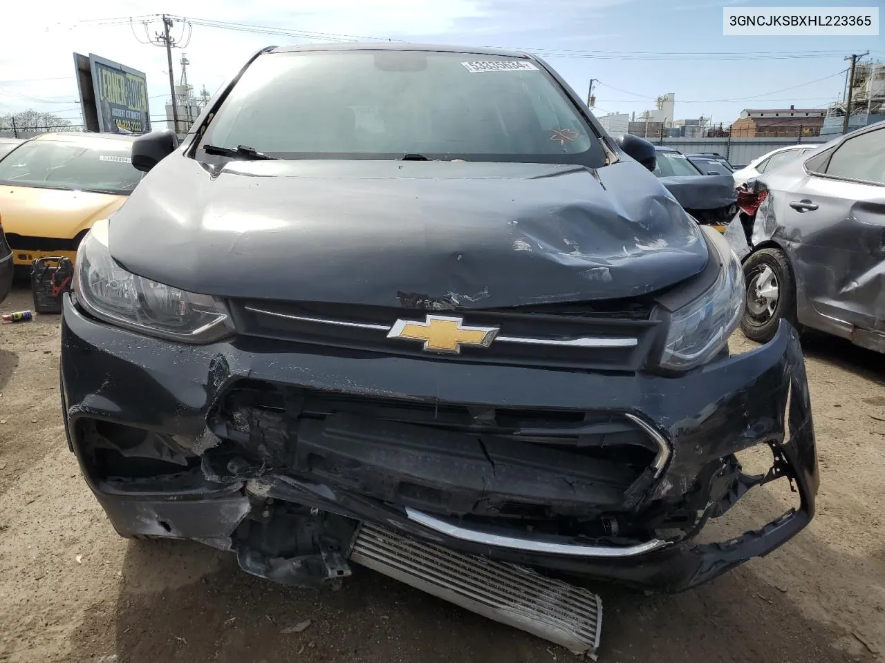 2017 Chevrolet Trax Ls VIN: 3GNCJKSBXHL223365 Lot: 53335634