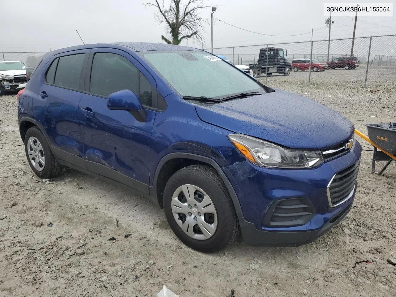 2017 Chevrolet Trax Ls VIN: 3GNCJKSB6HL155064 Lot: 54040984