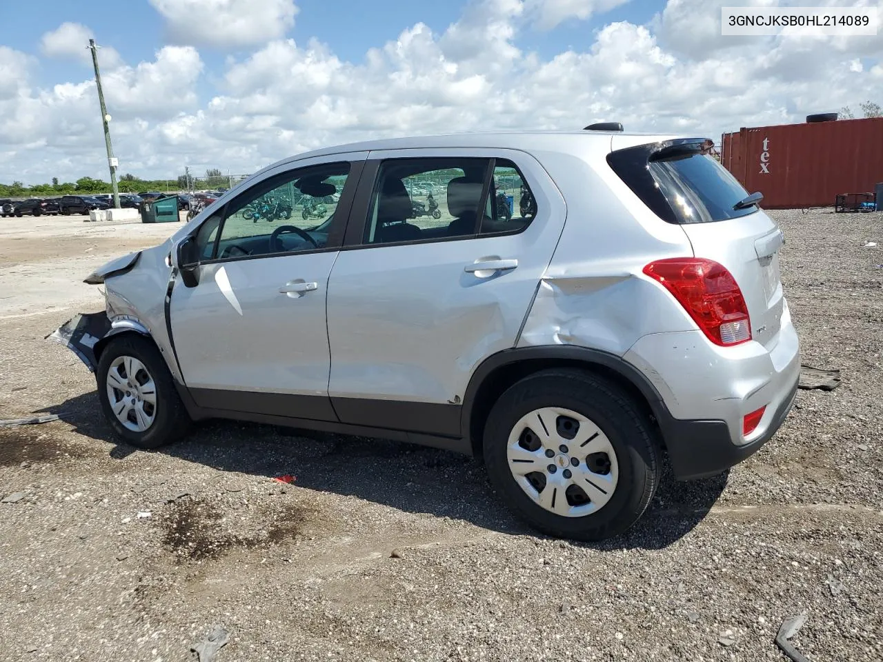 2017 Chevrolet Trax Ls VIN: 3GNCJKSB0HL214089 Lot: 57422914