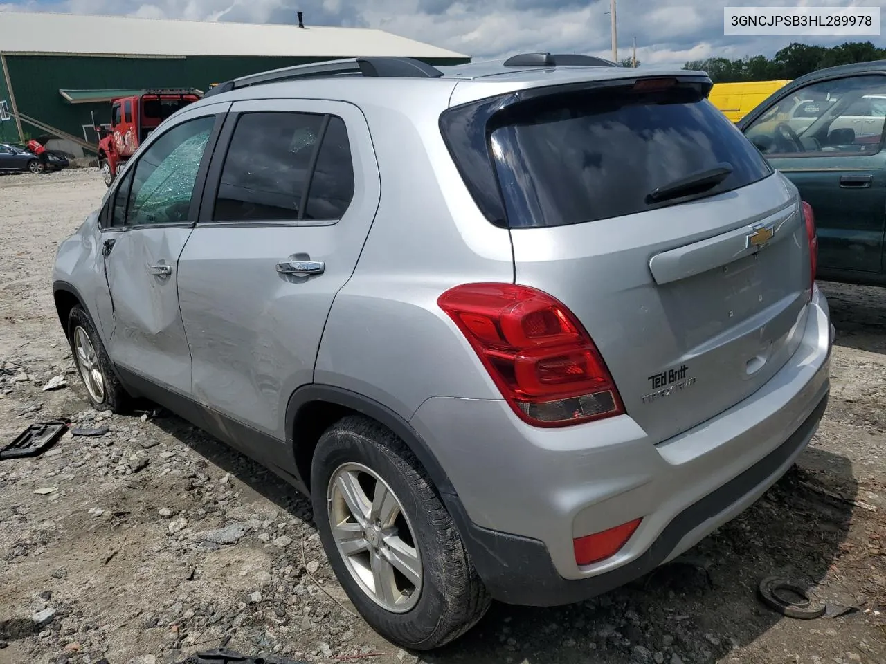 2017 Chevrolet Trax 1Lt VIN: 3GNCJPSB3HL289978 Lot: 58090303