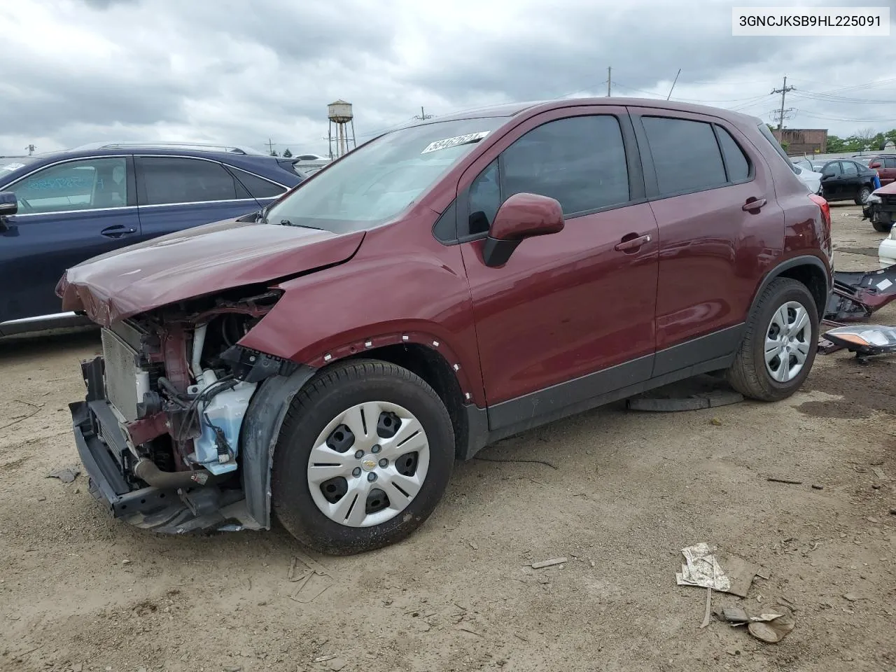 2017 Chevrolet Trax Ls VIN: 3GNCJKSB9HL225091 Lot: 58462624