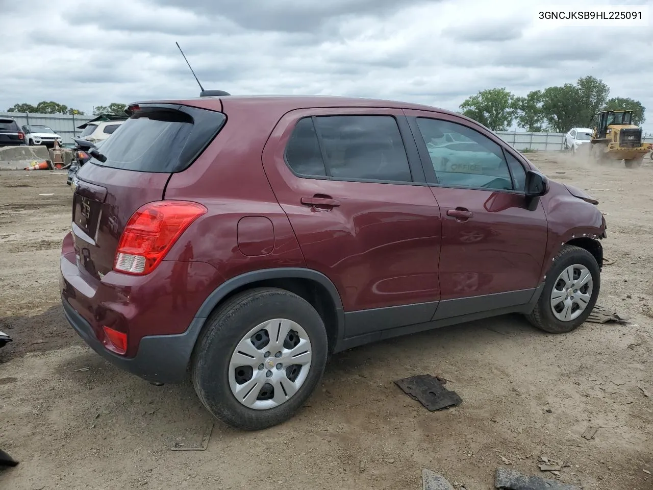 2017 Chevrolet Trax Ls VIN: 3GNCJKSB9HL225091 Lot: 58462624