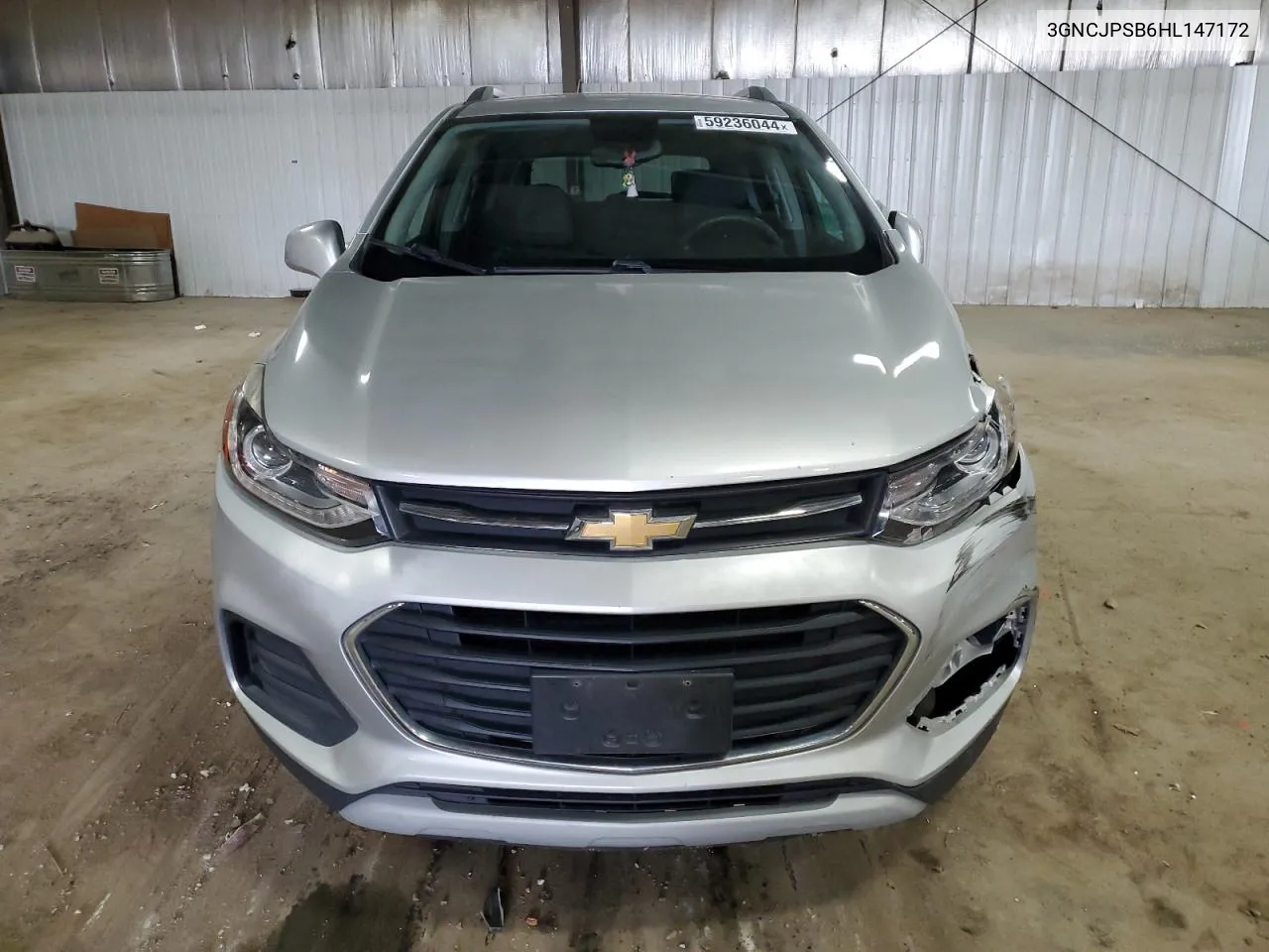 2017 Chevrolet Trax 1Lt VIN: 3GNCJPSB6HL147172 Lot: 59236044