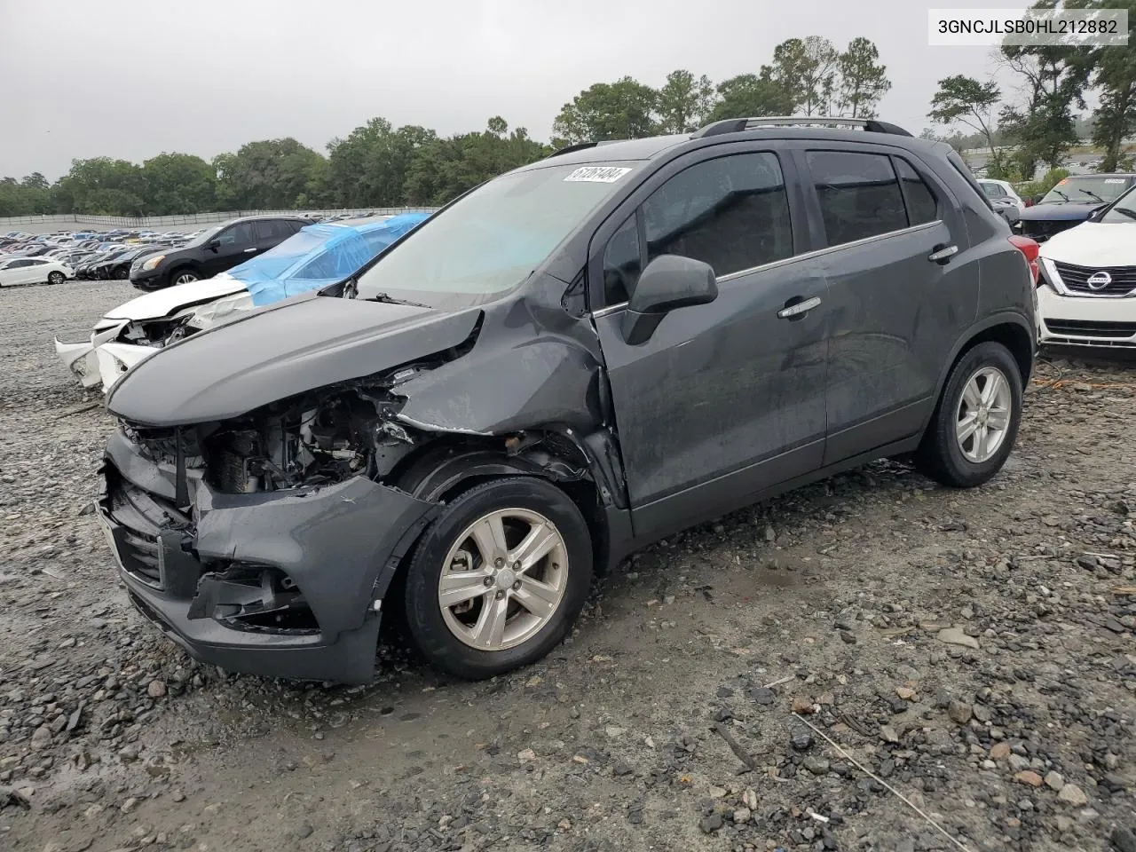 3GNCJLSB0HL212882 2017 Chevrolet Trax 1Lt