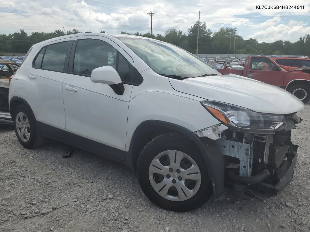 2017 Chevrolet Trax Ls VIN: KL7CJKSB4HB244641 Lot: 61720114