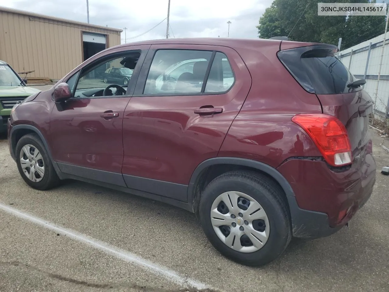 2017 Chevrolet Trax Ls VIN: 3GNCJKSB4HL145617 Lot: 63139304