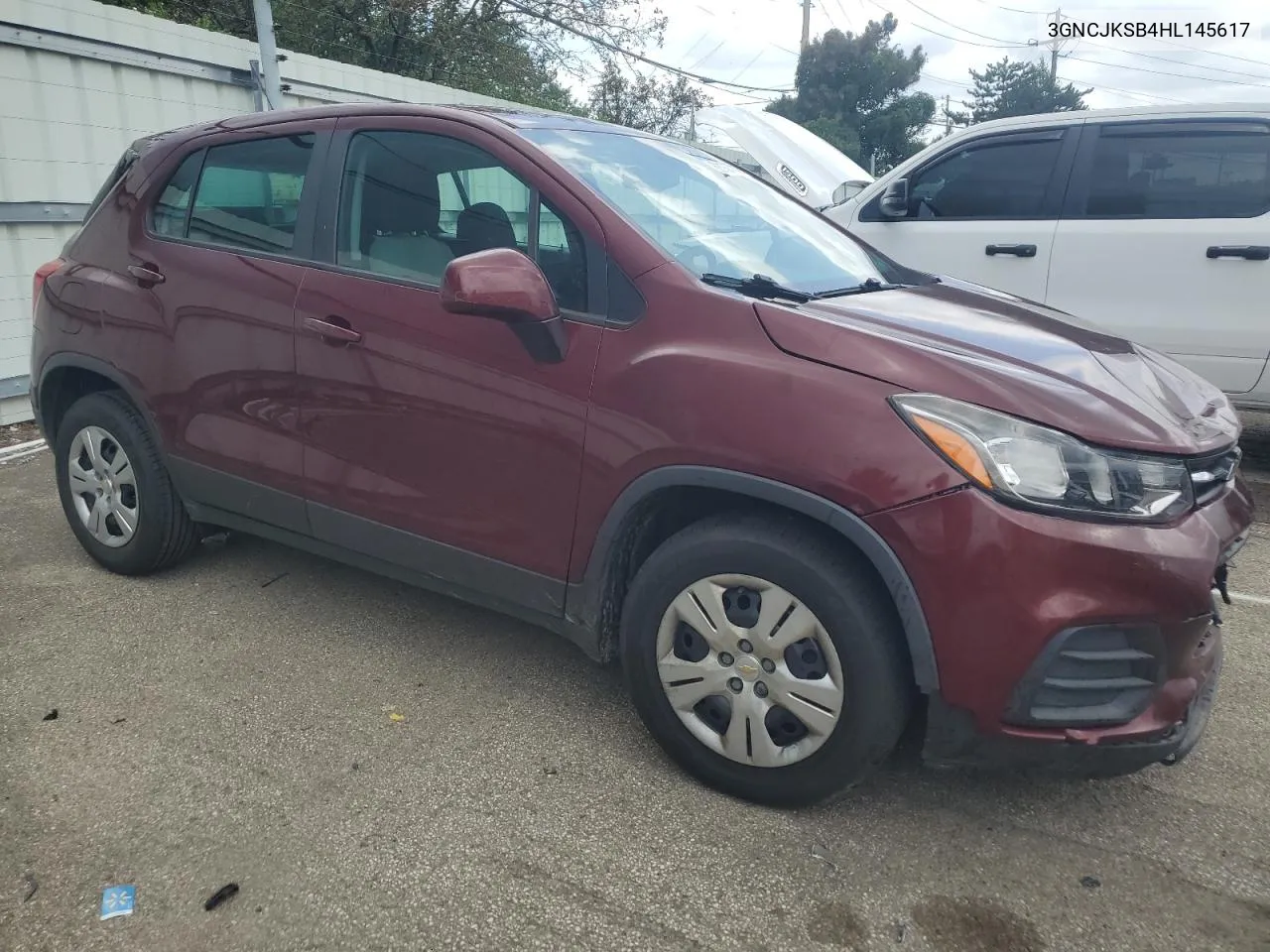 2017 Chevrolet Trax Ls VIN: 3GNCJKSB4HL145617 Lot: 63139304