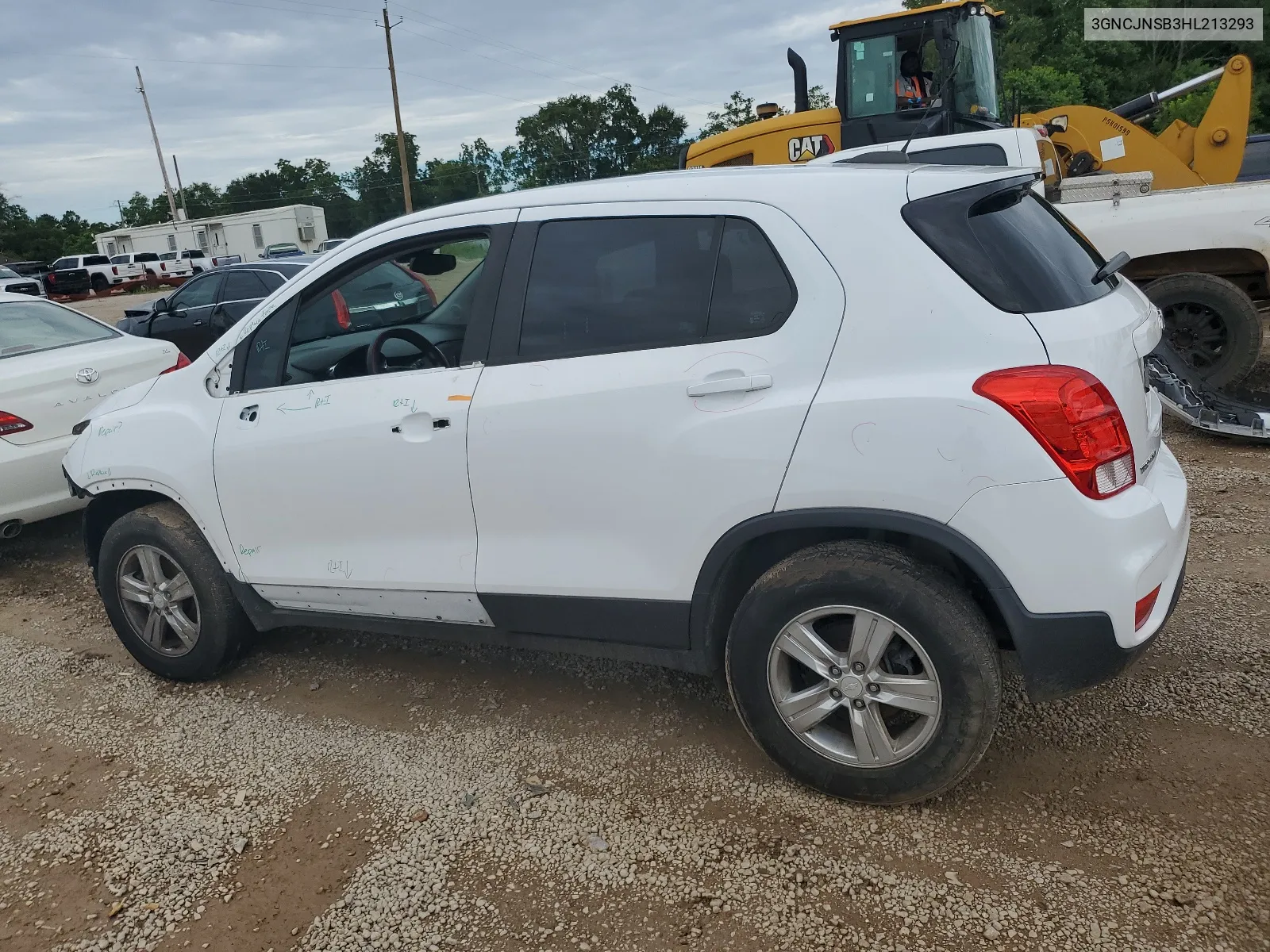 2017 Chevrolet Trax Ls VIN: 3GNCJNSB3HL213293 Lot: 63543094