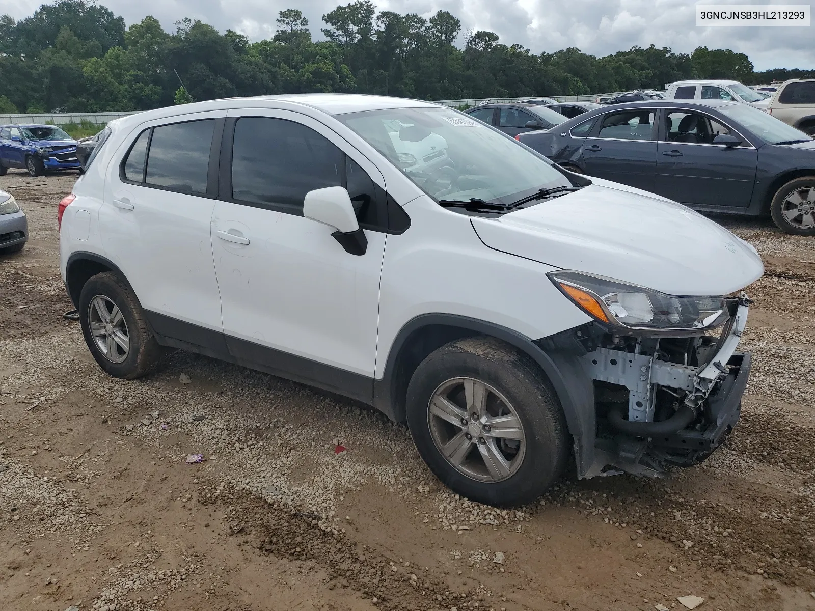 2017 Chevrolet Trax Ls VIN: 3GNCJNSB3HL213293 Lot: 63543094