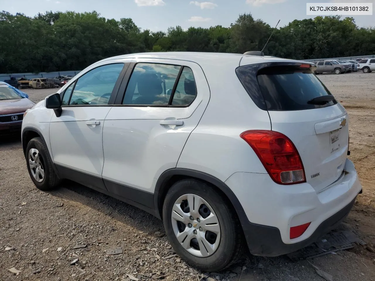 2017 Chevrolet Trax Ls VIN: KL7CJKSB4HB101382 Lot: 65232594