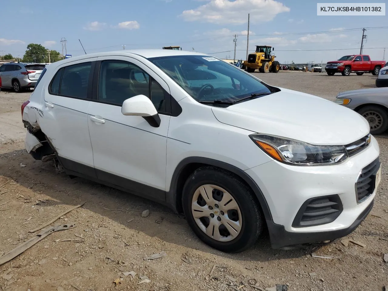 2017 Chevrolet Trax Ls VIN: KL7CJKSB4HB101382 Lot: 65232594