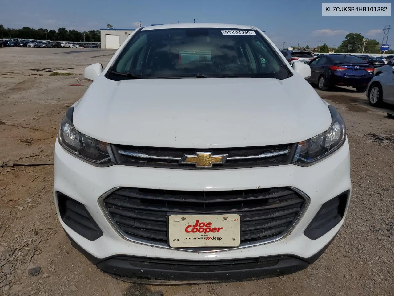 2017 Chevrolet Trax Ls VIN: KL7CJKSB4HB101382 Lot: 65232594