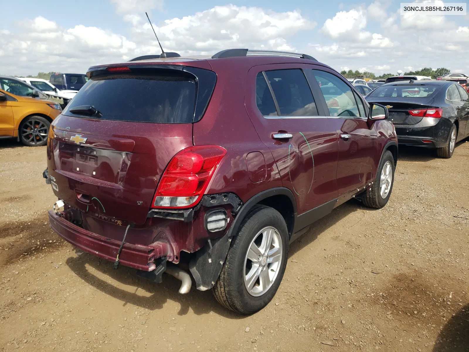 2017 Chevrolet Trax 1Lt VIN: 3GNCJLSB5HL267196 Lot: 65437614