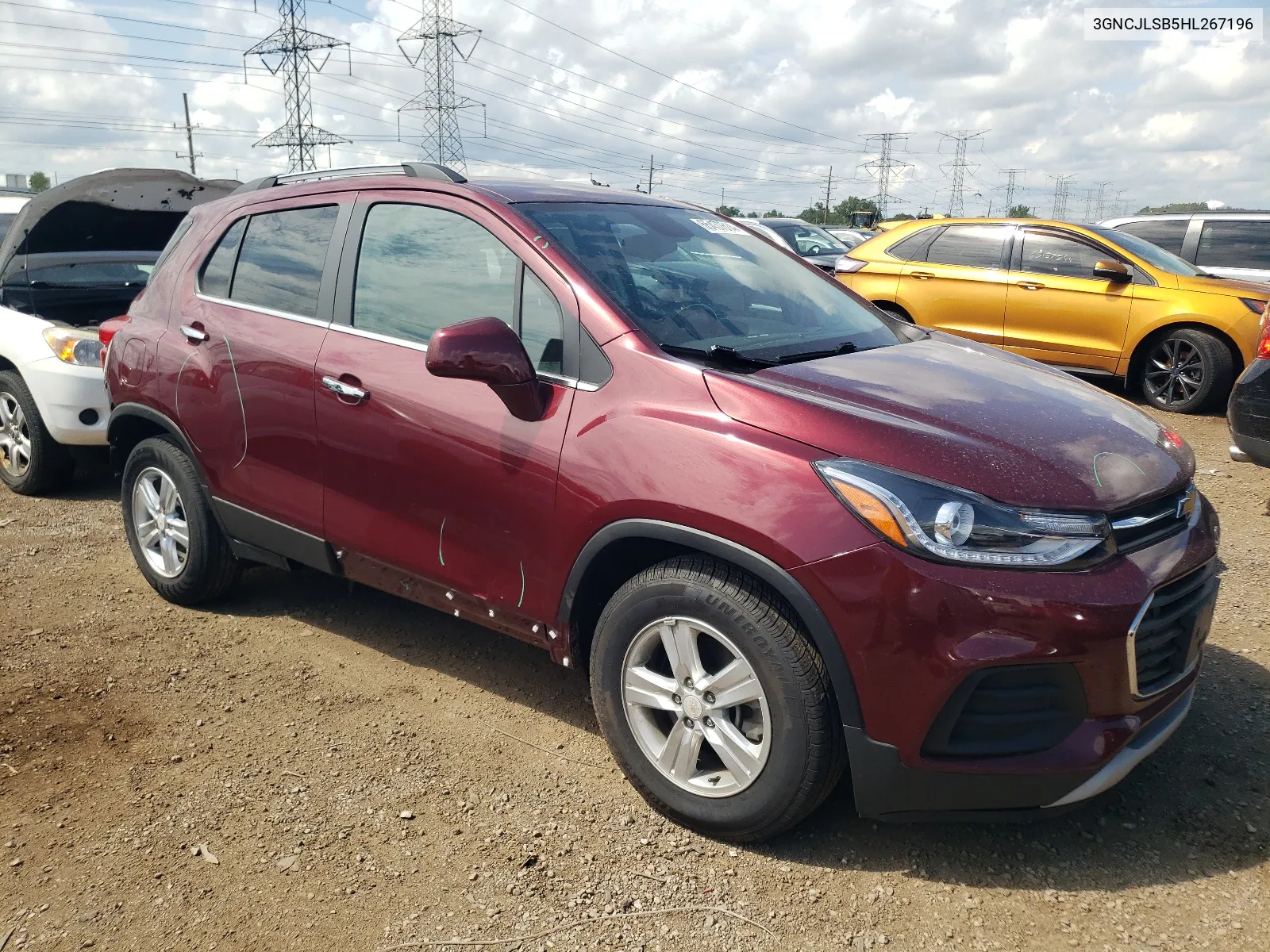 2017 Chevrolet Trax 1Lt VIN: 3GNCJLSB5HL267196 Lot: 65437614