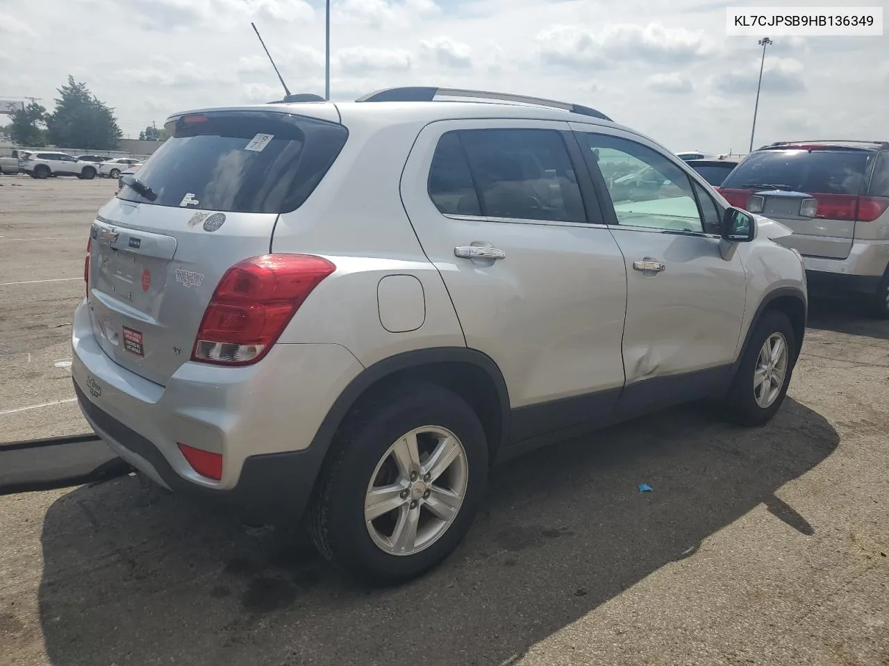 2017 Chevrolet Trax 1Lt VIN: KL7CJPSB9HB136349 Lot: 65849234