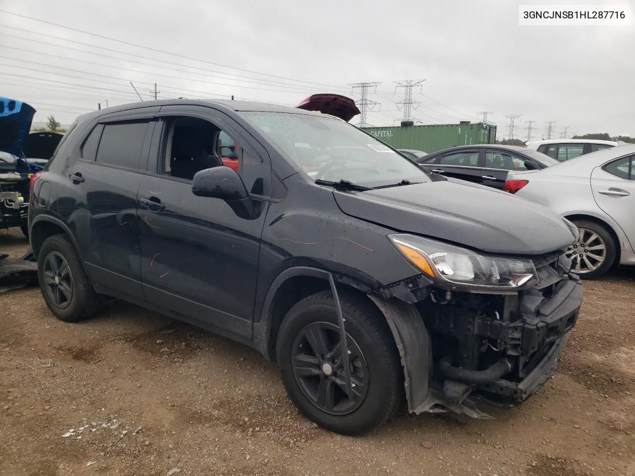 2017 Chevrolet Trax Ls VIN: 3GNCJNSB1HL287716 Lot: 65973634