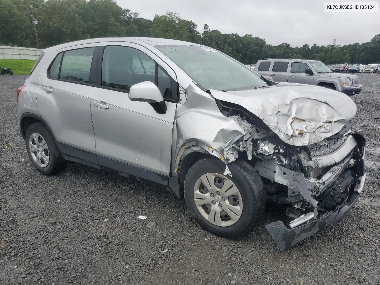 2017 Chevrolet Trax Ls VIN: KL7CJKSB2HB105124 Lot: 66276064