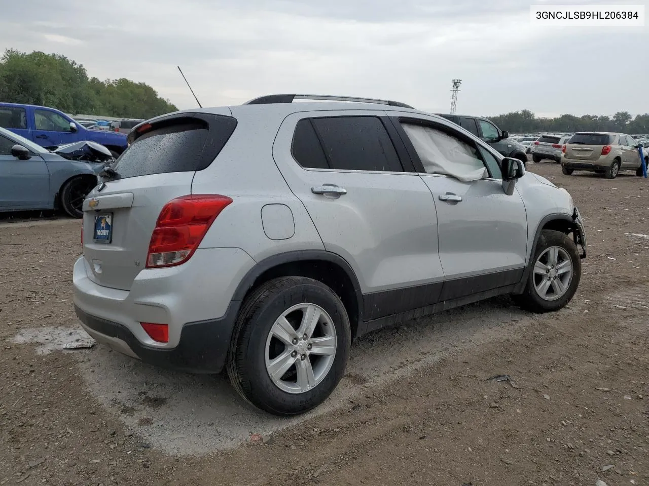 2017 Chevrolet Trax 1Lt VIN: 3GNCJLSB9HL206384 Lot: 66319474