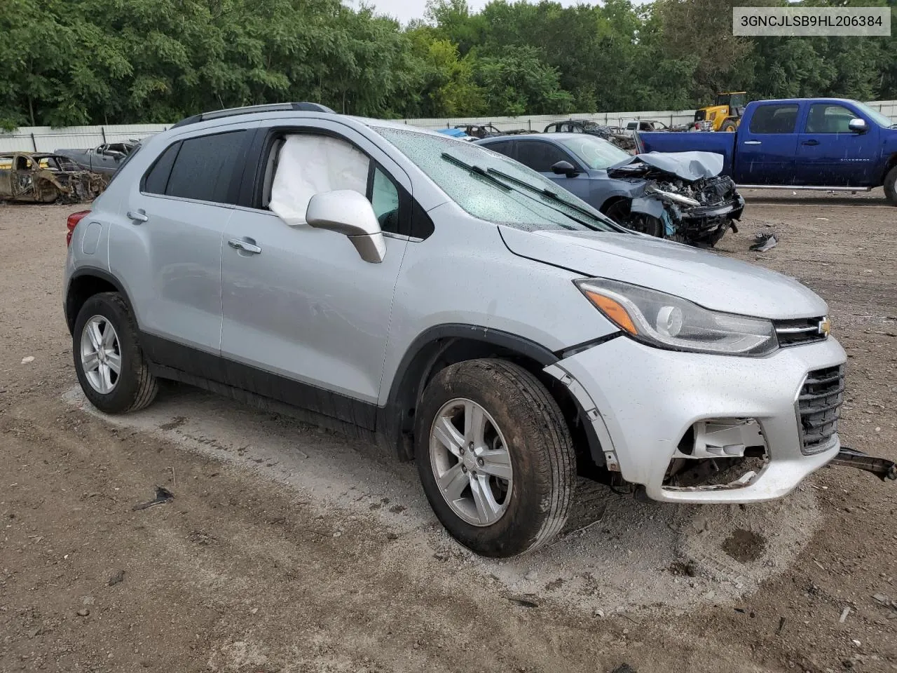 2017 Chevrolet Trax 1Lt VIN: 3GNCJLSB9HL206384 Lot: 66319474