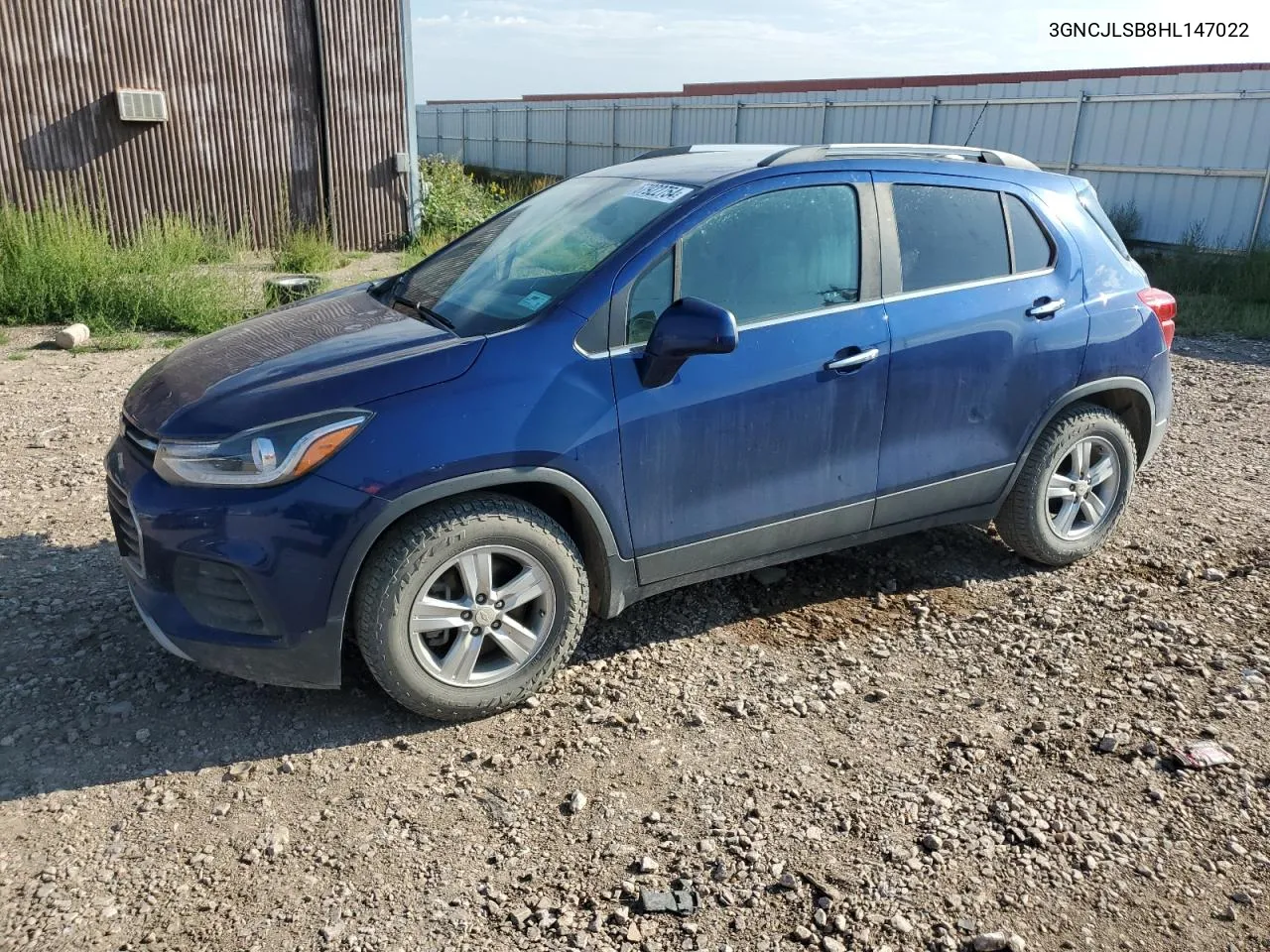 2017 Chevrolet Trax 1Lt VIN: 3GNCJLSB8HL147022 Lot: 67922754