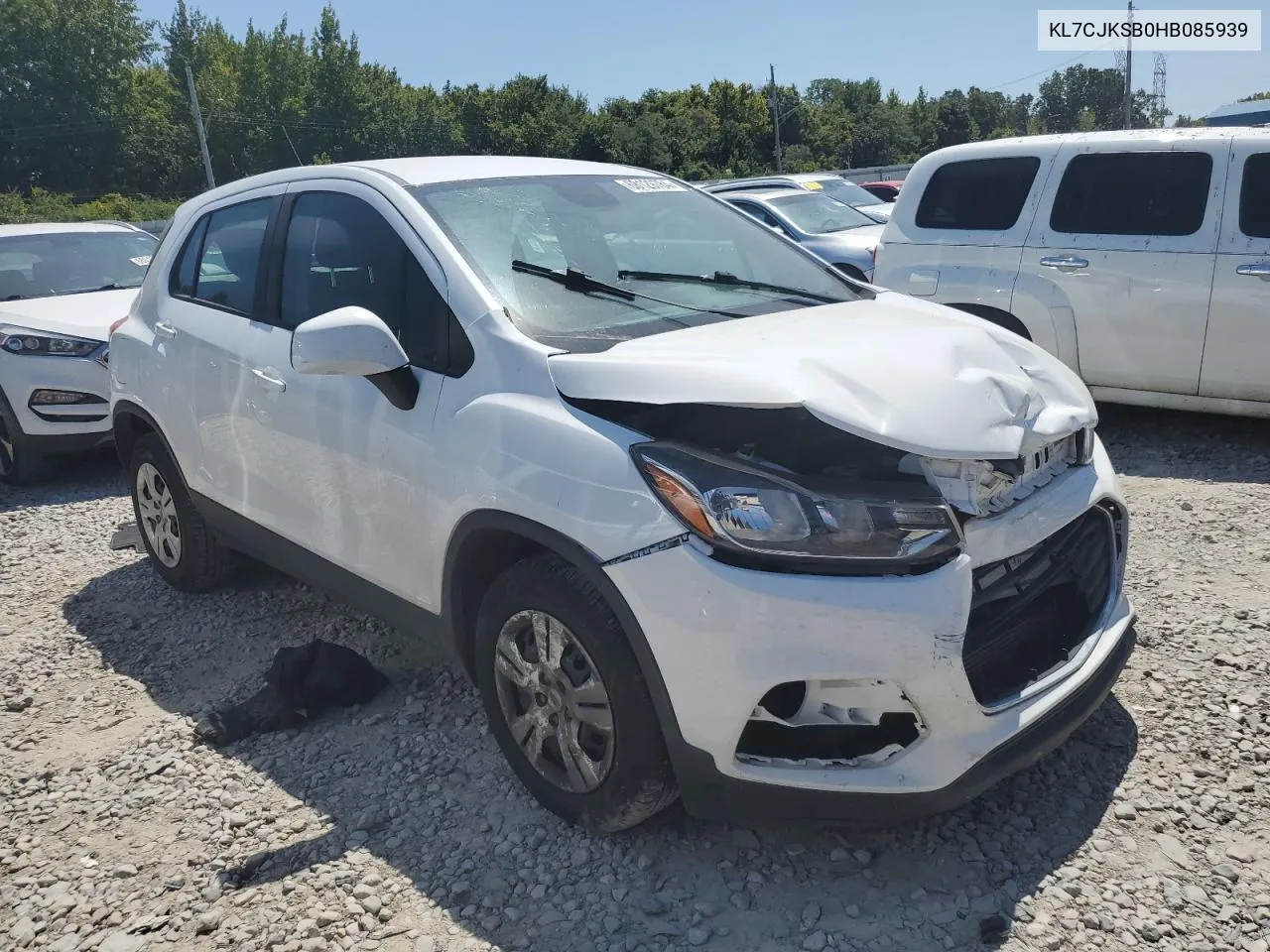 2017 Chevrolet Trax Ls VIN: KL7CJKSB0HB085939 Lot: 68129784