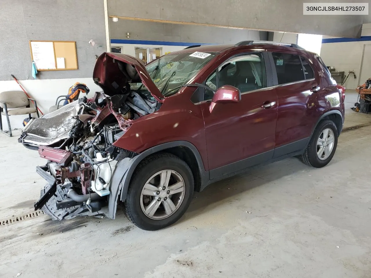 2017 Chevrolet Trax 1Lt VIN: 3GNCJLSB4HL273507 Lot: 69819624