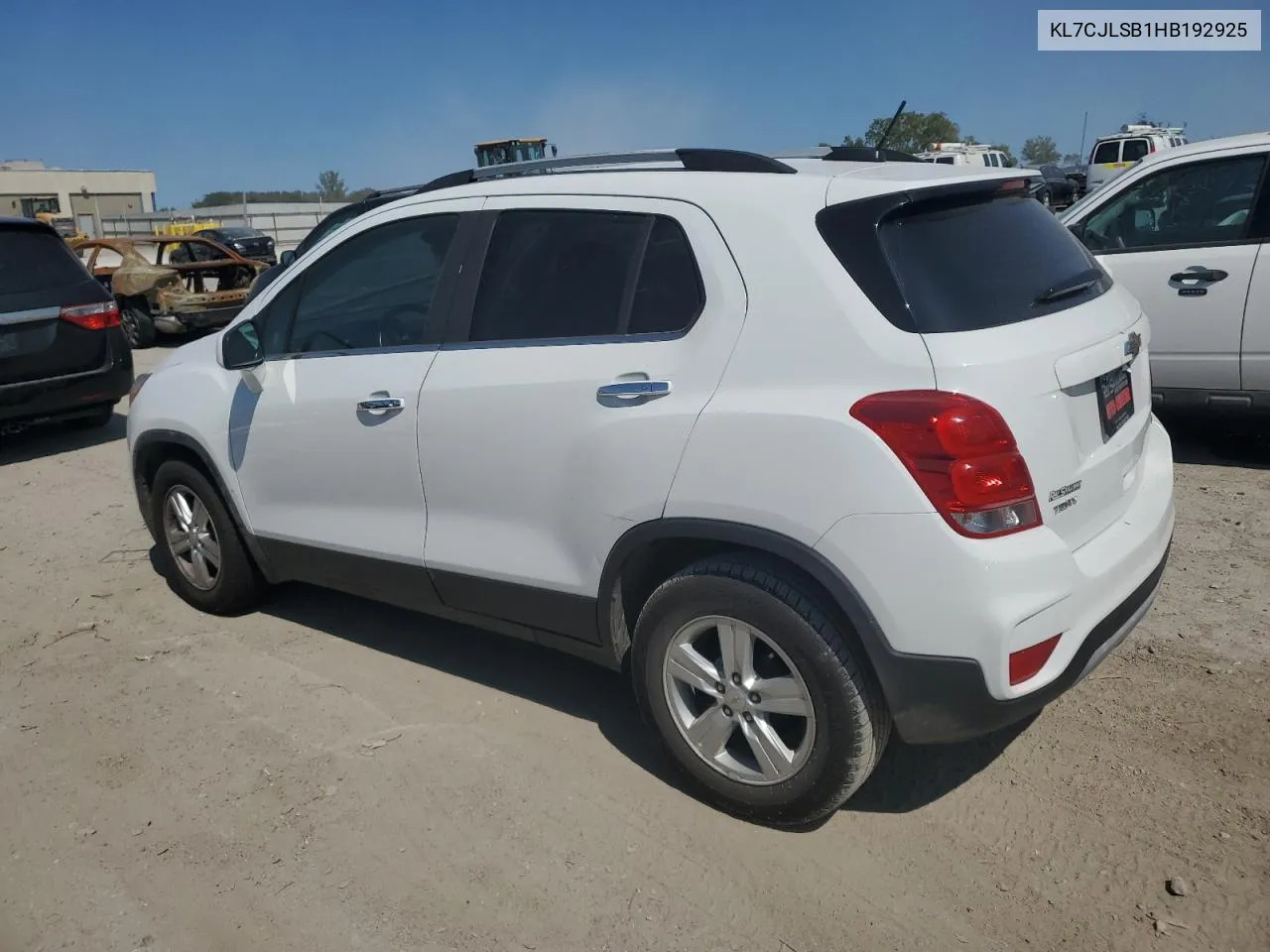 2017 Chevrolet Trax 1Lt VIN: KL7CJLSB1HB192925 Lot: 69850174