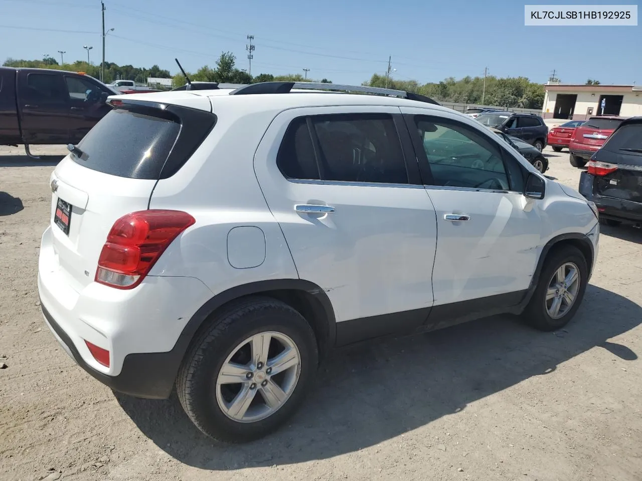 2017 Chevrolet Trax 1Lt VIN: KL7CJLSB1HB192925 Lot: 69850174