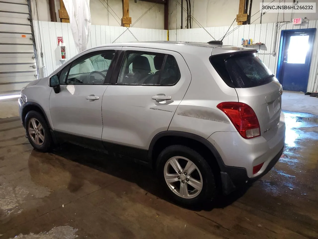 2017 Chevrolet Trax Ls VIN: 3GNCJNSB6HL266232 Lot: 70505194