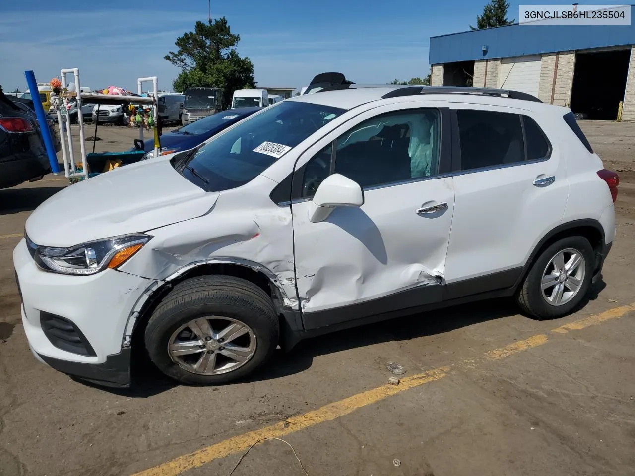 2017 Chevrolet Trax 1Lt VIN: 3GNCJLSB6HL235504 Lot: 70826384