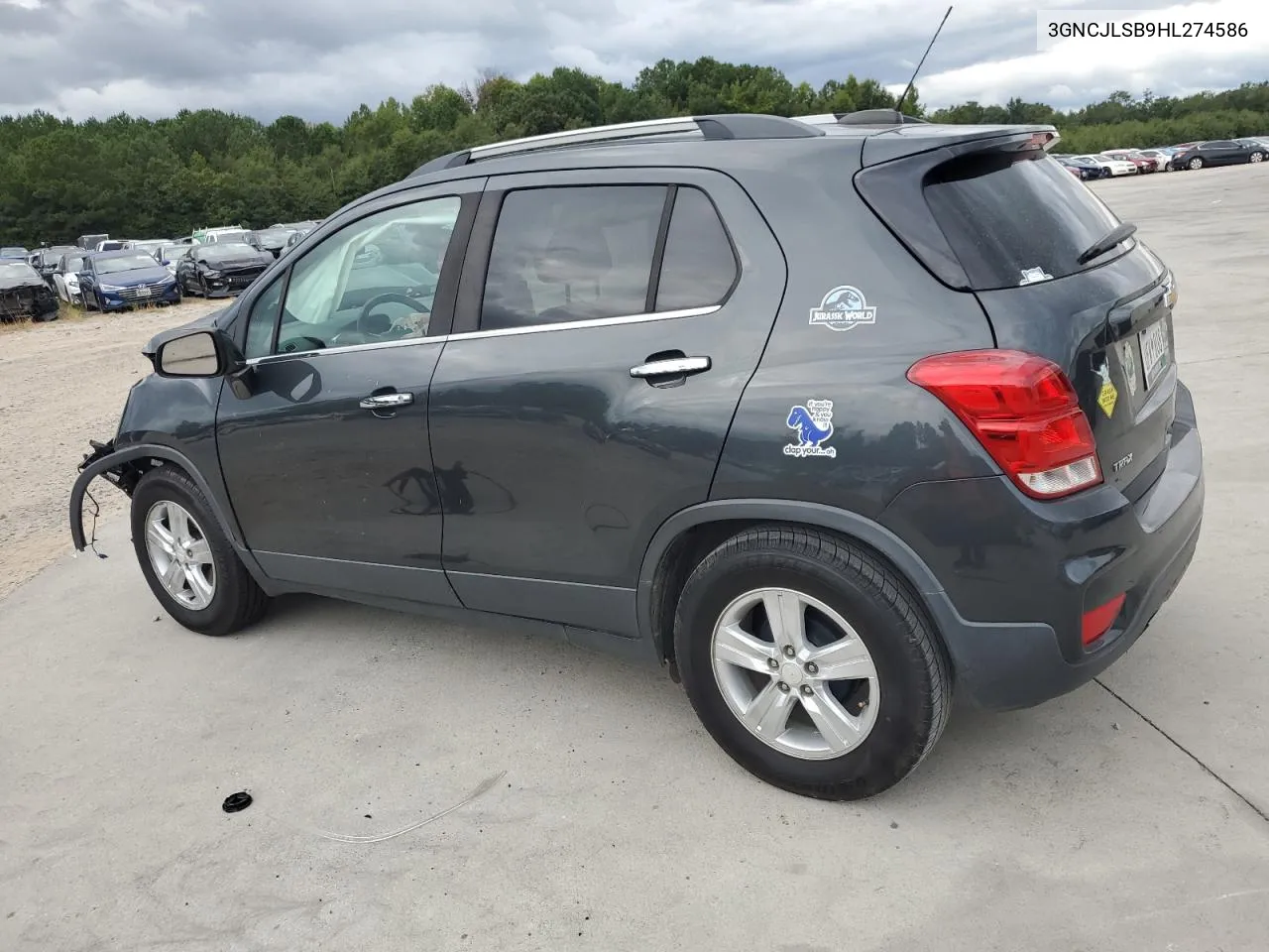 2017 Chevrolet Trax 1Lt VIN: 3GNCJLSB9HL274586 Lot: 71414674